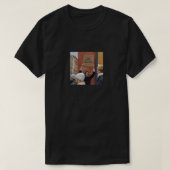 Pierre Bourdieu Habitus (man met een bord) Meme Cl T-shirt (Design voorkant)