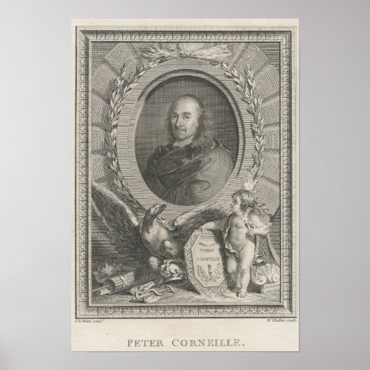 Pierre Corneille French playwright Poster (Voorkant)