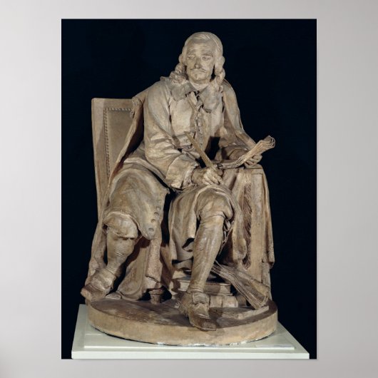 Pierre Corneille Seated Poster (Voorkant)