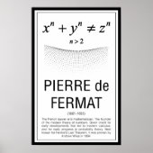 Pierre de Fermat Poster (Voorkant)