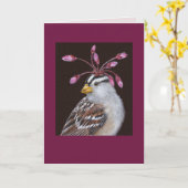 Pierre de witte mousine kaart (Gele Bloem)