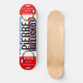 PIERRE DELECKO JMT PARIJS 8 1/4" Skateboard Deck (Voorkant)