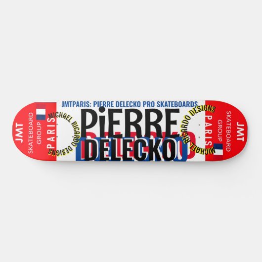 PIERRE DELECKO JMT PARIJS 8 1/4" Skateboard Deck (Horizontaal)