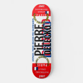 PIERRE DELECKO JMT PARIJS 8 1/4" Skateboard Deck (Voorkant)