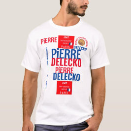 PIERRE DELECKO JMT PARIS MANNEN T-SHIRT