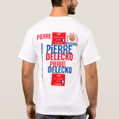 PIERRE DELECKO JMT PARIS MANNEN T-SHIRT (Achterkant)