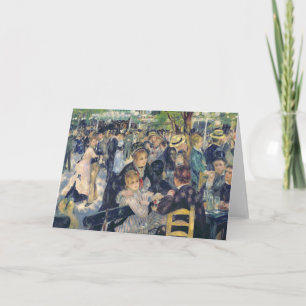 Pierre een Renoir   Bal in Moulin DE La Galette Kaart