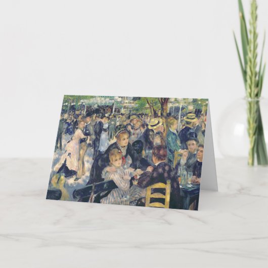 Pierre een Renoir | Bal in Moulin DE La Galette Kaart (Voorkant)