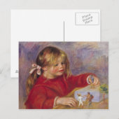 Pierre een Renoir | Claude Renoir bij Spel Briefkaart (Voorkant / Achterkant)