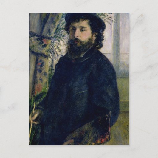 Pierre een Renoir | Portret van Claude Monet Briefkaart (Voorkant)