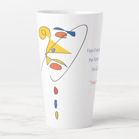 'Pierre' - Er is nog steeds Time Latte Mok (Voorkant)