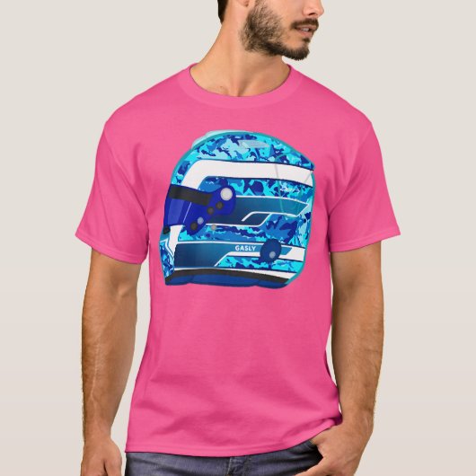 Pierre Gasly 2025 Helm T-shirt (Voorkant)
