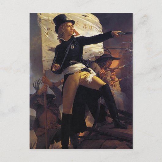 Pierre Guerin- Henri de La Rochejaquelein Briefkaart (Voorkant)