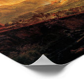 Pierre-Jacques Volaire over de uitbarsting van Ves Poster (Hoek)