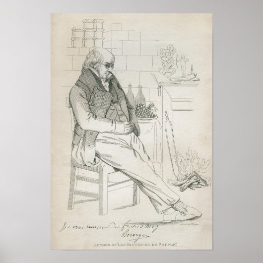 Pierre-Jean de Beranger Poster (Voorkant)