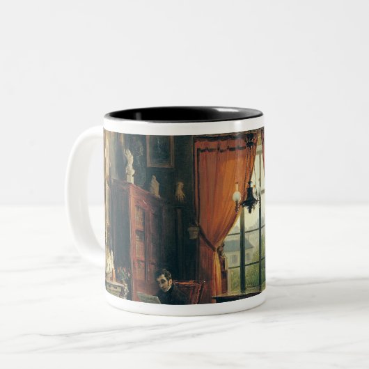 Pierre-Joseph-Guillaume Zimmermann Tweekleurige Koffiemok (Voorkant links)