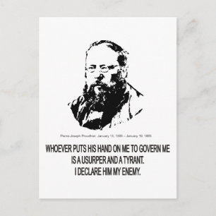 Pierre-Joseph Proudhon Briefkaart