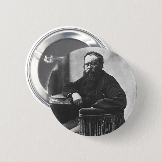 Pierre-Joseph Proudhon Button (Voorkant /achterkant)