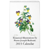 Pierre-Joseph Redouté 2015 Kalender (Hoes)