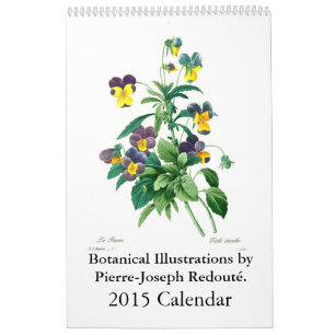 Pierre-Joseph Redouté 2015 Kalender