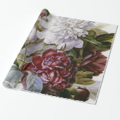 Pierre Joseph Redoute - A Bouquet Peonies Cadeaupapier (Uitgerold)