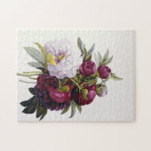 Pierre Joseph Redoute - Peonies Legpuzzel (Horizontaal)