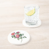 Pierre Joseph Redoute Rozen Zandsteen Onderzetter (Zijkant)