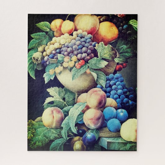 Pierre Joseph Redoute uit de Waterverf "Fruit" Legpuzzel (Verticaal)