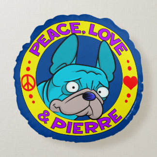 Pierre Logo Sierkussen Rond Kussen