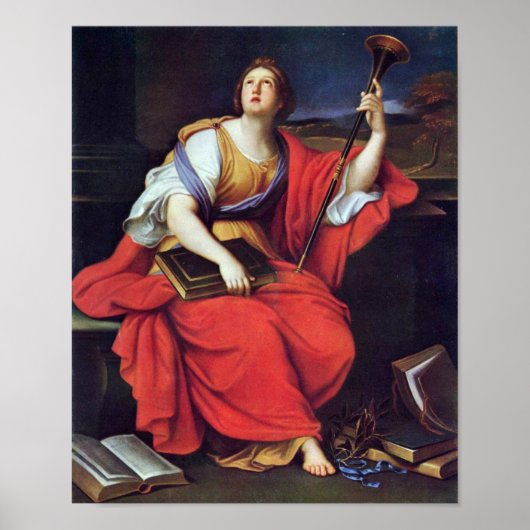 Pierre Mignard - Clio Poster (Voorkant)