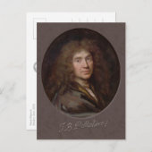 Pierre Mignard Molière CC0589 Briefkaart (Voorkant / Achterkant)
