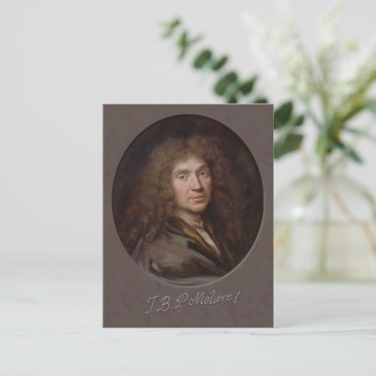 Pierre Mignard Molière CC0589 Briefkaart (Staand voorkant)
