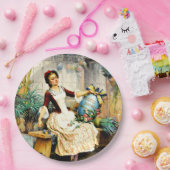 Pierre Outin - Het Paasei, fijnschilderij Papieren Bordje (Feest)