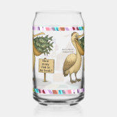 Pierre pelican's brilliant beak blikvorm glas (Rechts)