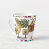 Pierre pelican's brilliant beak latte mok (Linkerhoek)