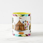 Pierre pelican's brilliant beak tweekleurige koffiemok (Center)