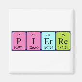 Pierre Periodtable name magnet (Voorkant)
