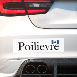 Pierre Poilievre Officiële Canadese vlag Bumpersticker