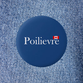 Pierre Poilievre Officiële Canadese vlag Ronde Button 5,7 Cm