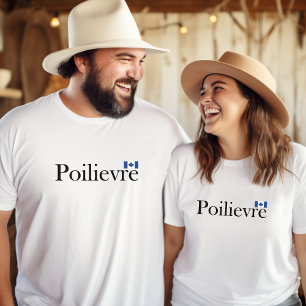 Pierre Poilievre Officiële Canadese vlag T-shirt