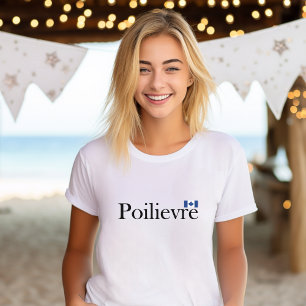 Pierre Poilievre Officiële Canadese vlag T-shirt
