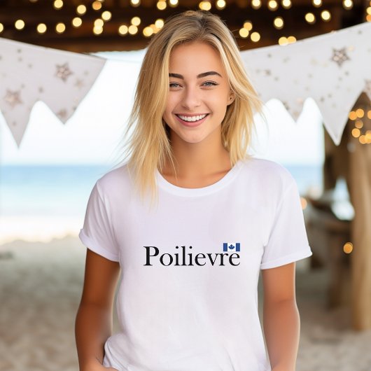 Pierre Poilievre Officiële Canadese vlag T-shirt