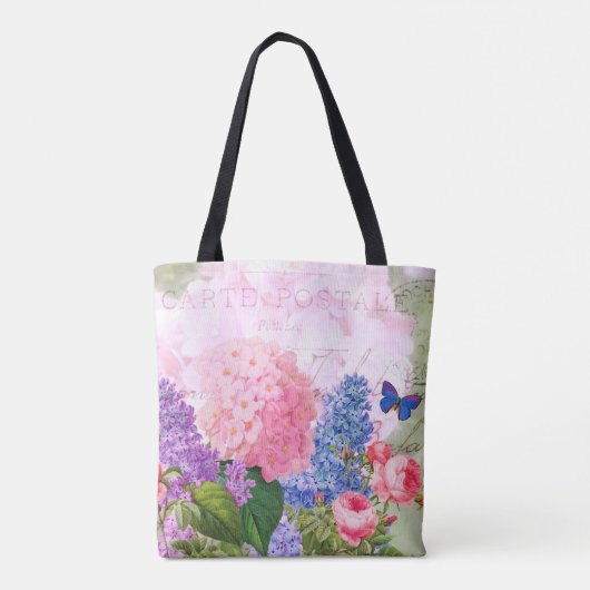 Pierre Redoute Flowers Tas (Achterkant)