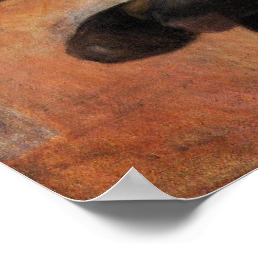 Pierre Renoir - Breakfast in Berneval Poster (Hoek)