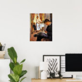 Pierre Renoir - Breakfast in Berneval Poster (Thuiskantoor)