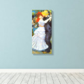 Pierre Renoir - Dance te Bougival Canvas Afdruk (Insitu (Houten vloer))