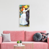 Pierre Renoir - Dance te Bougival Canvas Afdruk (Insitu (Woonkamer))