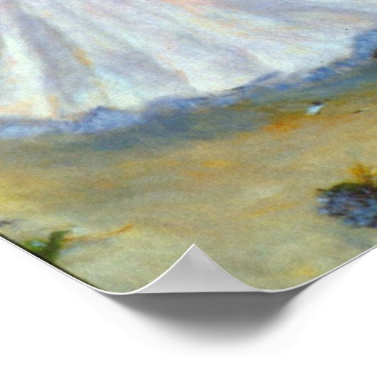 Pierre Renoir - Dance te Bougival Poster (Hoek)