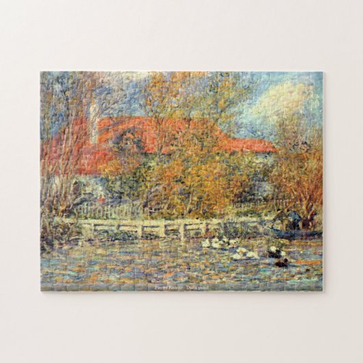Pierre Renoir - Duck pond puzzle Legpuzzel (Horizontaal)