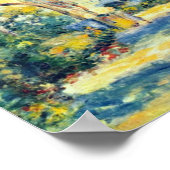 Pierre Renoir - Een tuin in Montmartre Poster (Hoek)